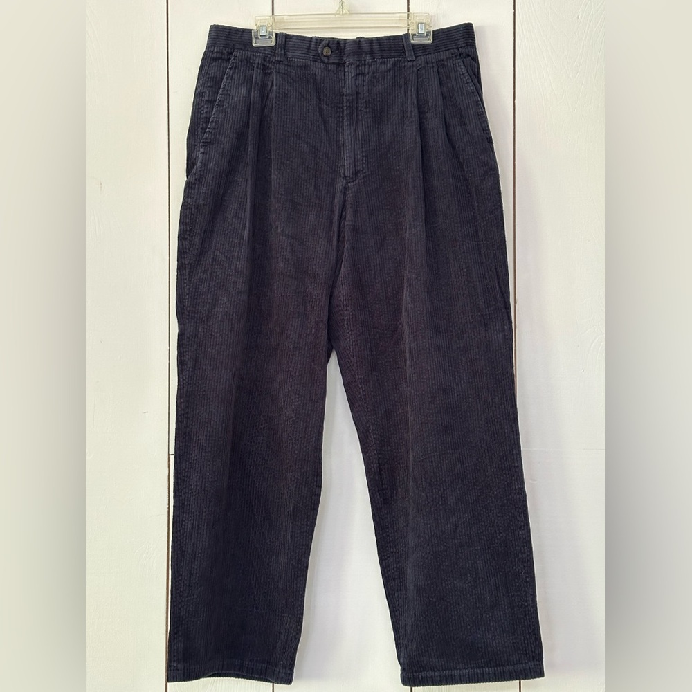 Vintage Bill Robinson Classic Pleated Corduroy Pants 36x31